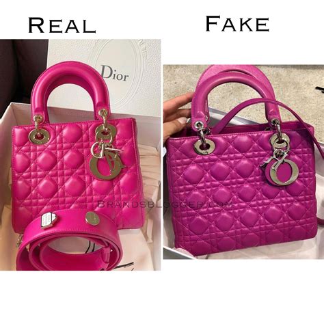 fake vs real dior|vintage lady dior bag authentication.